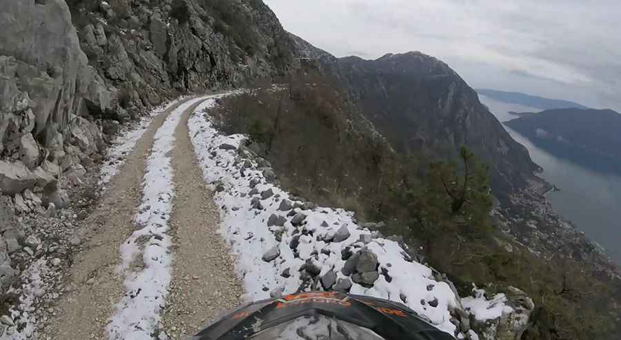 How to get by car to Fortress Sveti Andrija on the Bay of Kotor?