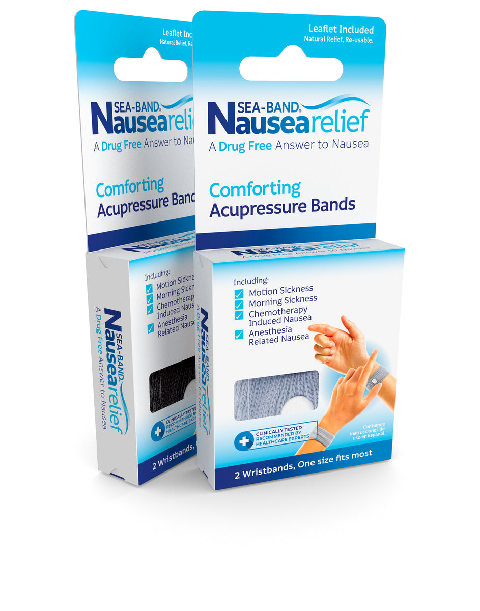 Sea-Band Acupressure Wristbands for Natural Nausea Relief Value Pack